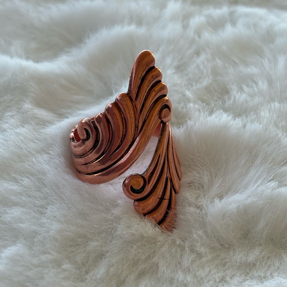 Vintage Solid Copper Wrap Ring – Southwestern Pacific Jewelry Co. - Picture 5 of 5